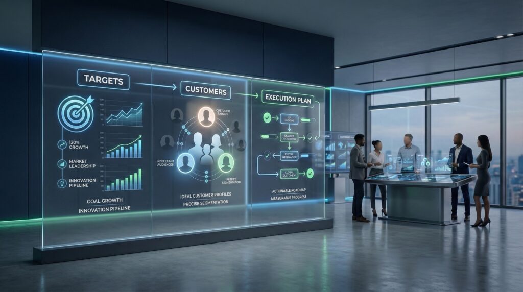 Clear business targets and strategy planning for focused growth